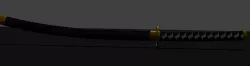 Katana from 1ex0 HiPoly Version 3D model