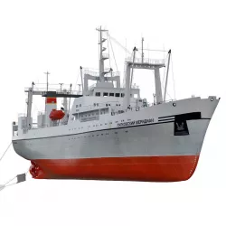 Large fishing freezer trawler 3D model