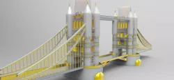 London Tower Bridge model