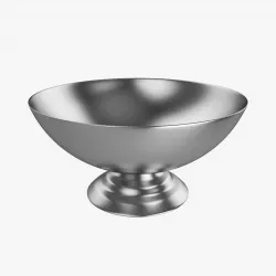 Metal bowl 3D model