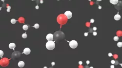 Methanol molecule - Model 3D model