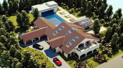 Modern Luxury Villa In Spanish Architectural Style Low-poly  3D model