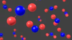 Nitrogen dioxide moleculde - Model 3D model
