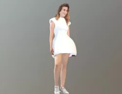 No62 - Lady in White 3D model