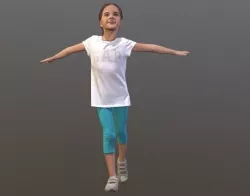 No91 - Flying Girl 3D model