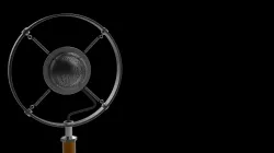 old time microphone  3D model