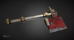 Ork Choppa Warhammer 40k Low-poly  3D model