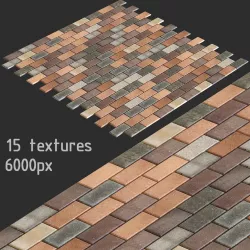 Paving slabs and 15 high resolution textures multimap Texture