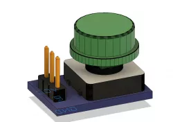 Push button big 12x12x7 with PCB