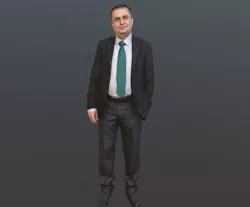 Rd402 - Male Standing 3D model