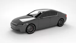 S.Automotive liftback concept car No.2