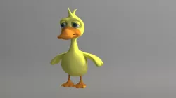 Sad Duck  3D model