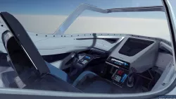 Sci Fi Futuristic Fighter Cockpit Low-poly  3D model