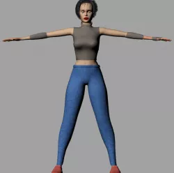 Sexy Female 3D Model 3D model
