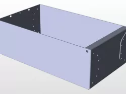Sheet metal case