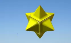 Sheet metal cube-star