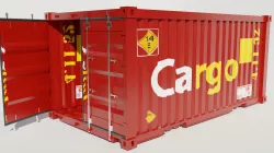 shipping container 3D model