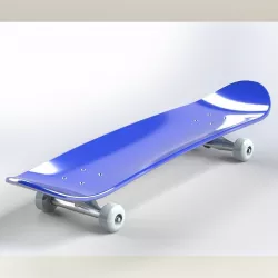 skateboard 3D model