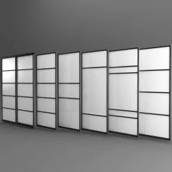 slide door 3D model