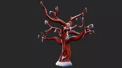 Snow Tree 3D model