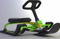 snowmobile 3D model