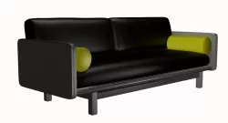 Sofa loft style 3 3D model