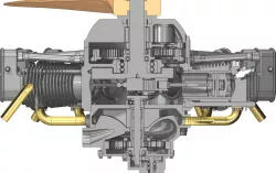 Solidworks - olsryd 9 cylinder radial engine