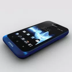 Sony Xperia Tipo blue 3D model