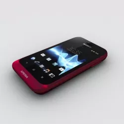 Sony Xperia Tipo Red 3D model