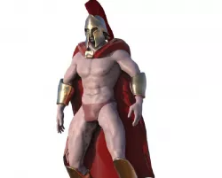 Spartan  Low-poly  3D model