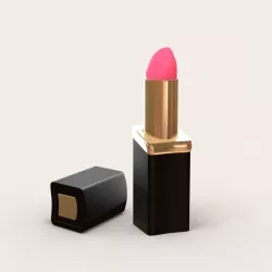 Square Curved Lipstick 3D model
