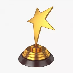 Star award 3D model