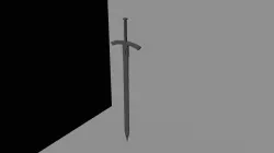 sword witcher 3 3D model
