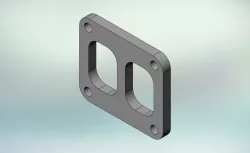 T4 Turbo Flange, Twin Scroll