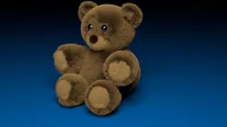 Teddy bear Low-poly  3D model