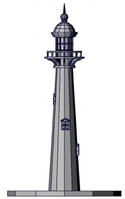 TOWER Low-poly  3D model