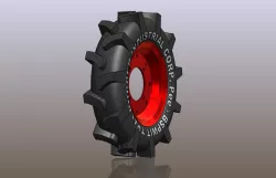 Tracktor Wheel 8 Inch Rim Bolt Patterns 4 Lug 110mm