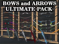 Ultimate Bows and Arrows Vol1 Low-poly  3D model