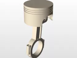 V6 car engine Piston
