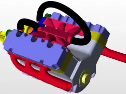V6 Engine - Solidworks
