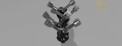 V8 engine