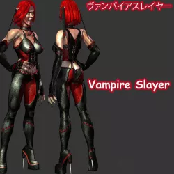 Vampire Slayer Comes with Rig 3D model