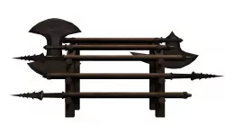 Viking set equipement 3D model