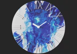 Wall Clock Joko Blue 3D model