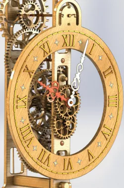 Well, and one more wooden clock