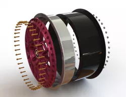 Work VS-XX modular 3 piece wheel