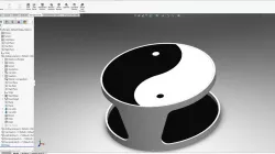 yin and yang table