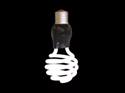 #014 - Spiral CFL Light Bulb