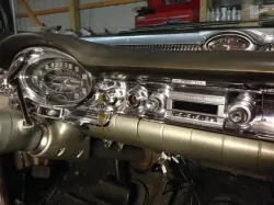 1957 Olds 88 Radio faceplate and knobs