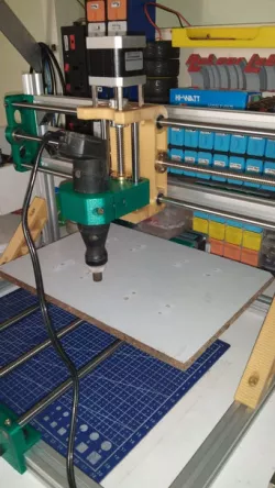 2020 Extrusion mostly printed CNC